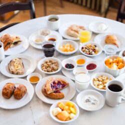 breakfast on table breakfast on table